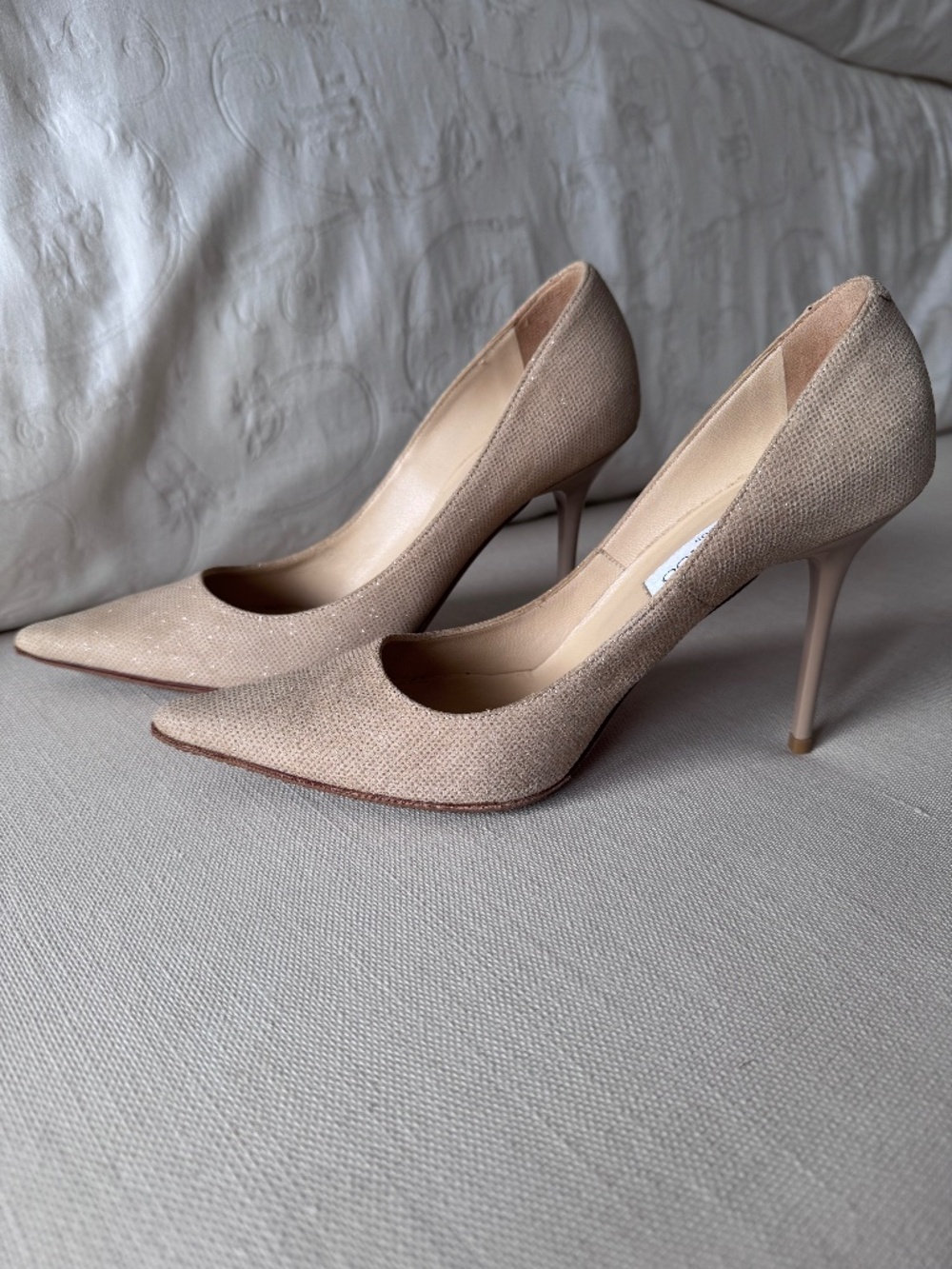 Jimmy Choo nude pump